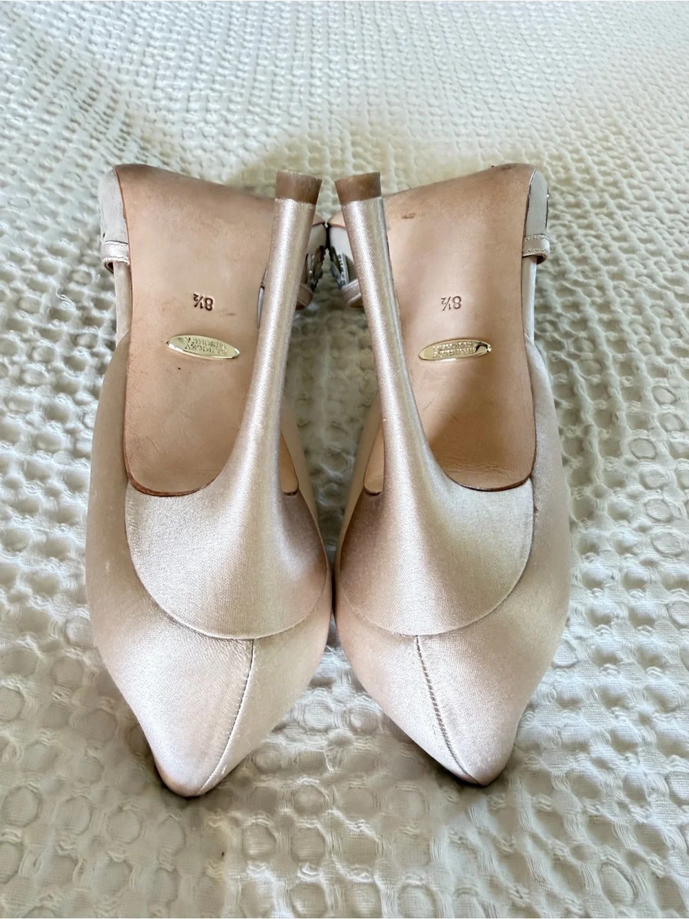 Badgley Mischka Marissa Crystal D’Orsay Pumps Heels 8.5